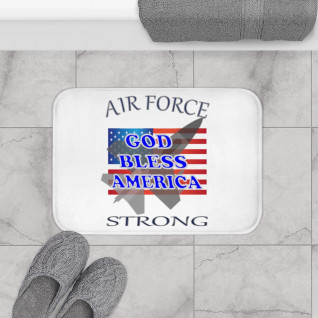 Air Force Strong - Bath Mat