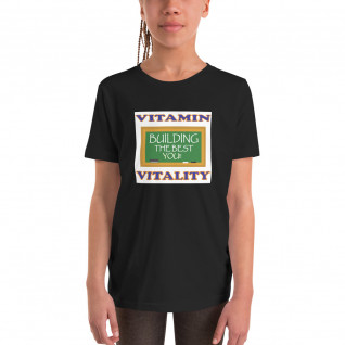 Vitamin Vitality - Youth Short Sleeve T-Shirt - For Boys and/or For Girls