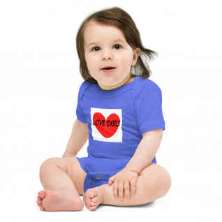 Love Does - Baby short sleeve one piece - For Boys & For Girls