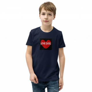 Love Does - Youth Short Sleeve T-Shirt - For Boys & For Girls