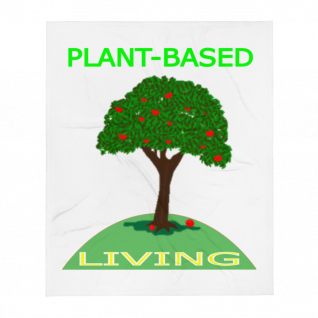 Plant-Based Living Throw Blanket