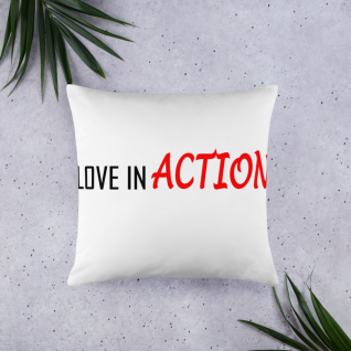 Love in Action Basic Pillow