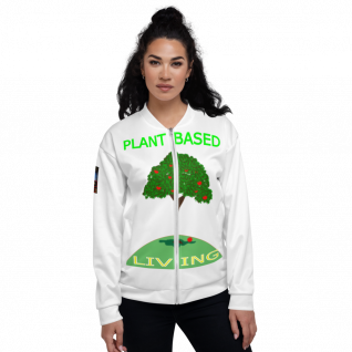Plant-based - Double-Sided Bomber Jacket - For Him or For Her