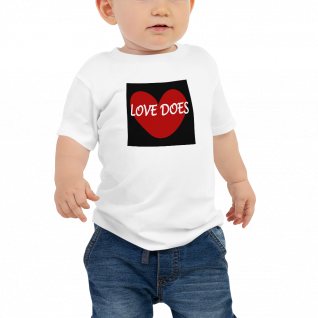 Love Does - Baby Jersey Short Sleeve Tee - For Boys & For Girls