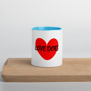 Love Does - Mug with Color Inside